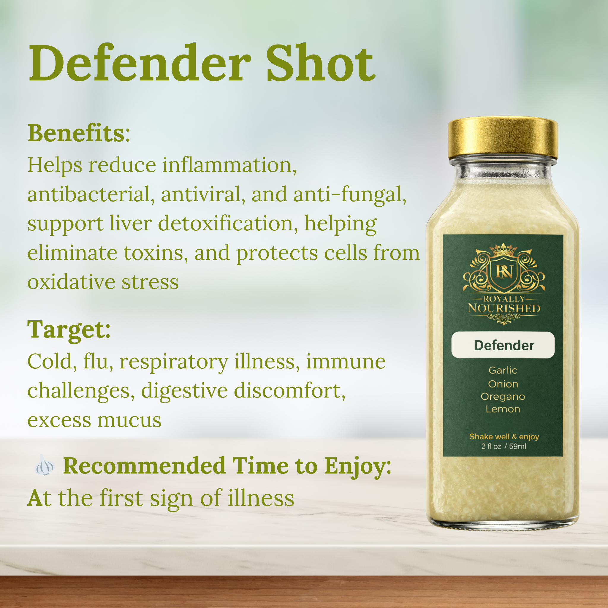 Defender – Royally Nourished